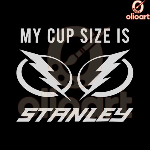 Stanley Cup Size Tampa Bay Lightning SVG Design