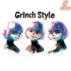 Stylish Grinch Girls PNG