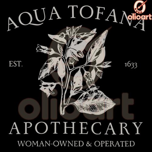 SVG Aqua Tofana Apothecary WomenOwned Operated Magic