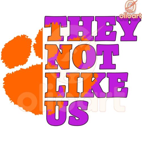 SVG Design Clemson Tigers Football They Dont Like Us