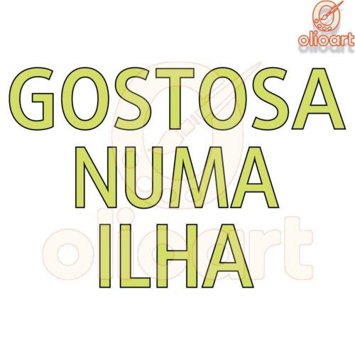 SVG Design Gostosa Numa Ilha Vibes