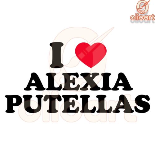 SVG Design I Love Alexia Putellas For True Femeni Fans