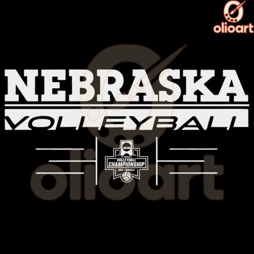 SVG Design Nebraska Volleyball 2024 NCAA Semifinals Magic