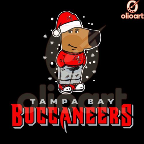 Tampa Bay Bucs Chill Guy Xmas Football SVG Magic