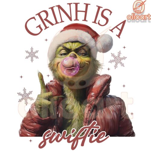 Taylor Swift Grinch Loves Christmas A Swiftie SVGPNG