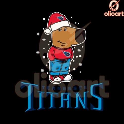 Tennessee Titans Christmas Football Chill SVG