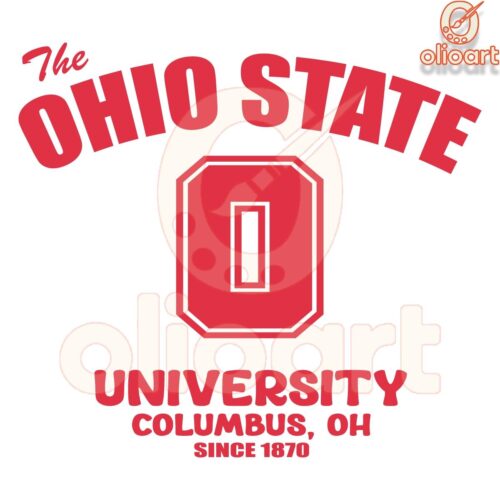 The Ohio State University Columbus OH Since 1870 SVG