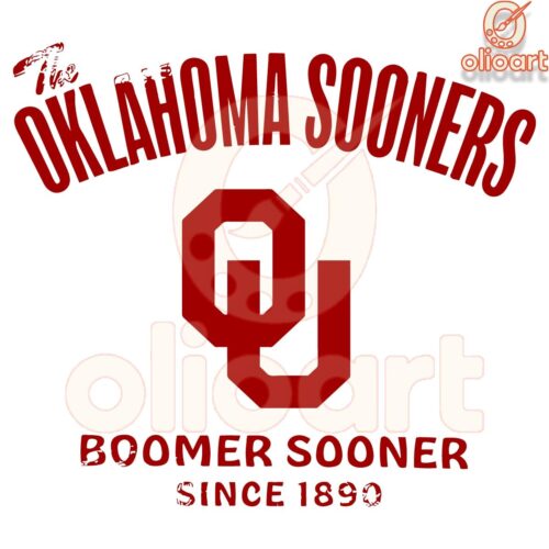 The Oklahoma Sooners Football Boomer Sooner SVG