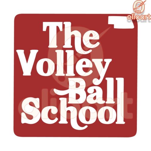 The Volleyball School Nebraska Cornhuskers SVG