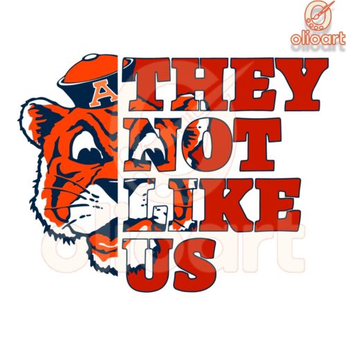 They Dont Like Us Auburn Tigers Football NCAA SVG