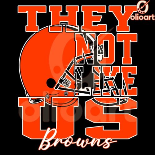 They Dont Like Us Cleveland Browns Football SVG