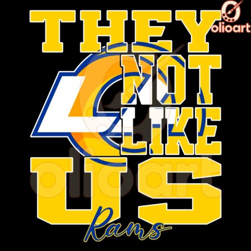 They Dont Like Us Los Angeles Rams Football SVG