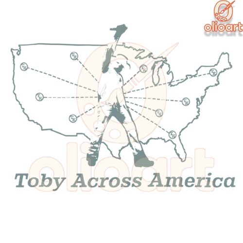 Toby Across America Toby Keith Country Music Tour SVG