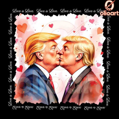 Trump Valentine Love Is Love SVGPNG