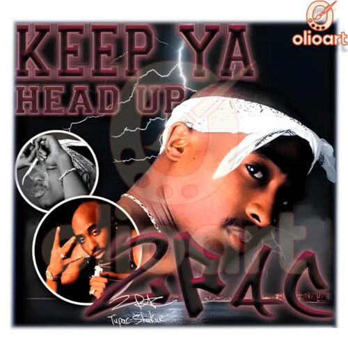 Tupac Shakur Keep Ya Head Up PNG