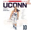 UConn Huskies 10 Nika Muhl Womens Basketball PNG Design