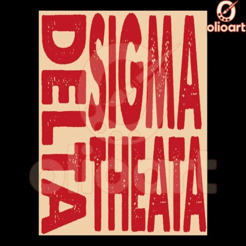 Vintage Delta Sigma Theta Sorority SVG Retro Vibes in Style