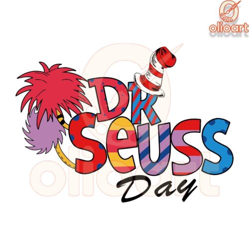 Vintage Dr Seuss Day SVG File Digital Design Fun