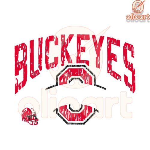 Vintage Go Bucks Ohio State Buckeyes Football SVG