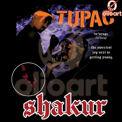 Vintage Tupac Shakur Rapper PNG