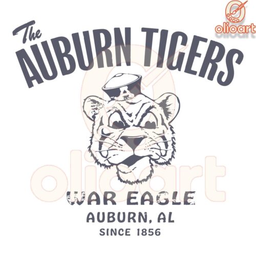 War Eagle Pride Auburn Tigers Football SVG Design