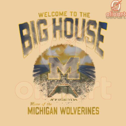 Welcome To The Big House Michigan Wolverines SVG