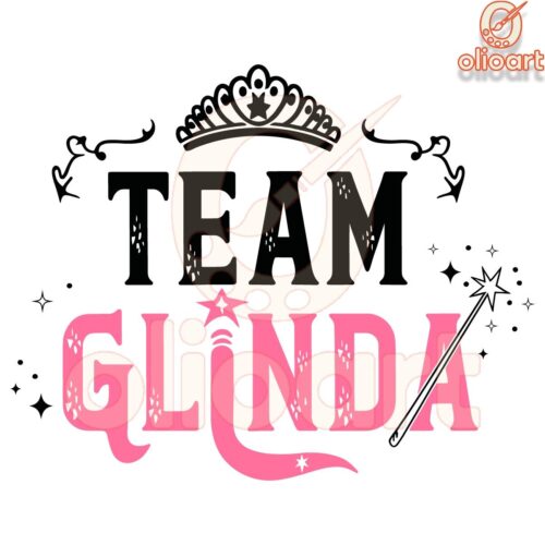 Wicked Movie SVG Team Glindas Magical Design