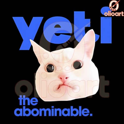 Yeti the Abominable No Boit Fun PNG Design