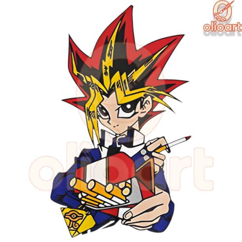 YuGiOh Yugi Smoke Art PNG Download