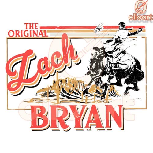 Zach Bryants Original Country Music PNG Design