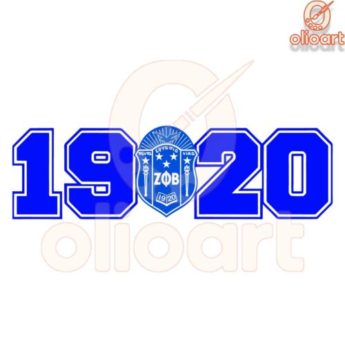 Zeta Phi Beta 1920 Logo Design in SVG Format