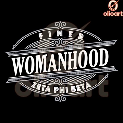 Zeta Phi Beta Finer Womanhood SVG Design