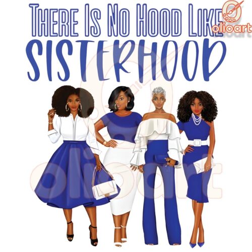 Zeta Phi Beta Sisterhood No Hood Like It SVGPNG Design