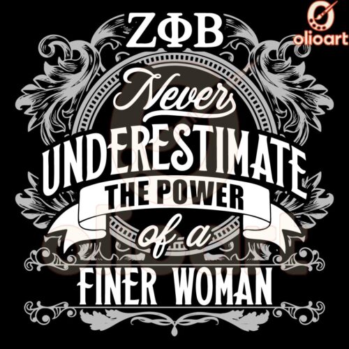 Zeta Phi Beta The Power of a Finer Woman in SVG Design