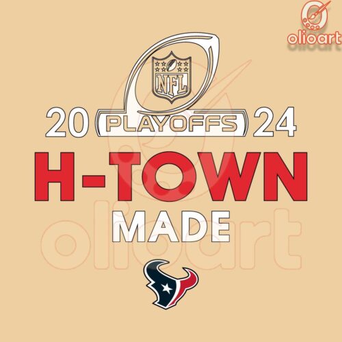 2024 NFL Playoffs HTown Texans Made SVG Design