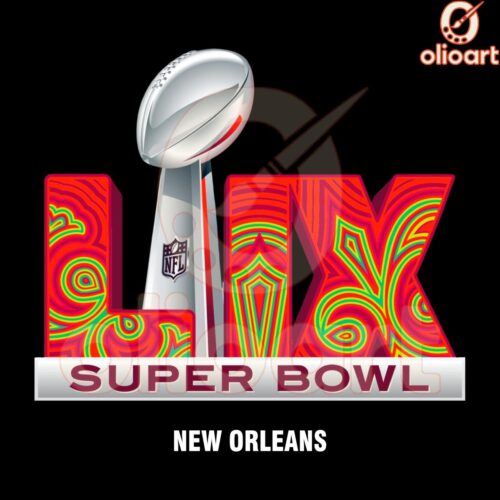 2025 Lix Super Bowl Trophy New Orleans in Stunning PNG