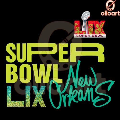 2025 NFL Super Bowl LIX in New Orleans PNG Graphics