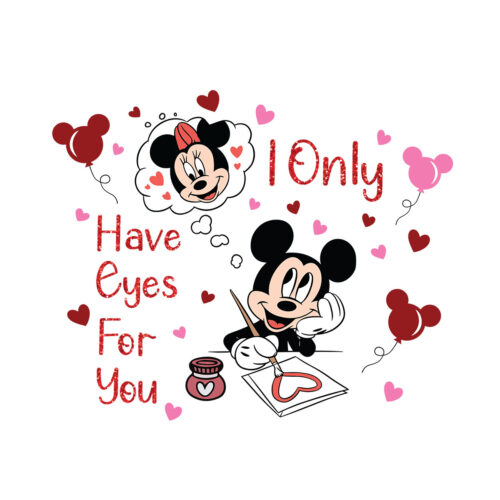 Mickey Minnie I Only Have Eyes For You Svg