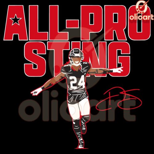 AllPro Sting SVG Featuring Derek Stingley Jr