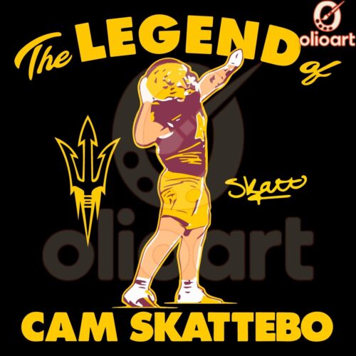 Arizona State Sun Devils The Legend of Cam Skattebo SVG