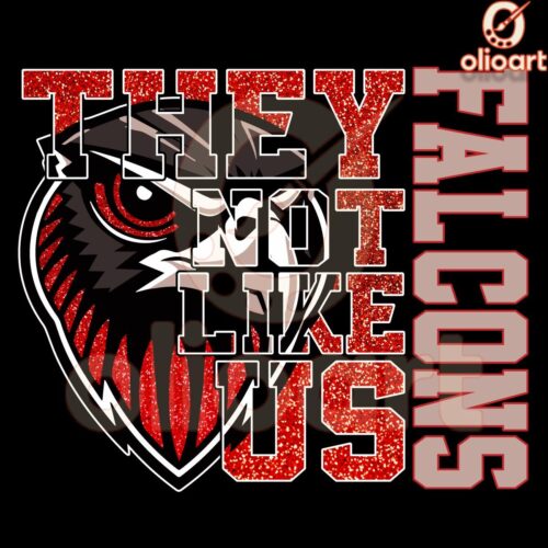 Atlanta Falcons Football PNG Theyre Not Like Us