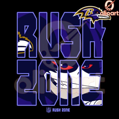 Baltimore Ravens NFL Rush Zone Team Art PNG Edition