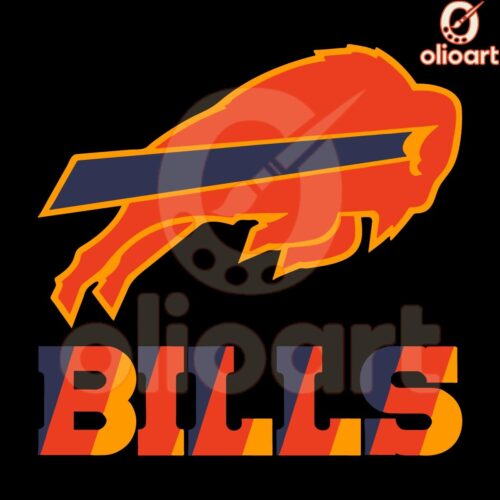 Buffalo Bills Josh Allen NFL Logo SVG for Football Fans