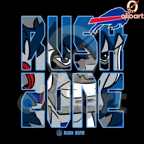 Buffalo Bills NFL Rush Zone Team PNG Artwork