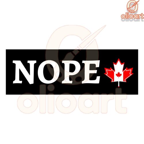 Canadas Not for Sale Maple Leaf Flag SVG Design