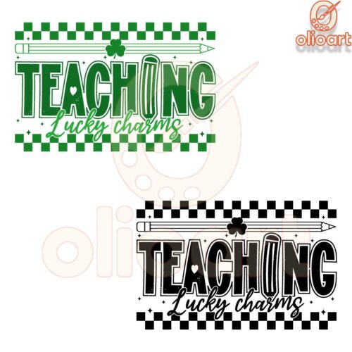 Checkered Teaching Lucky Charms PNG