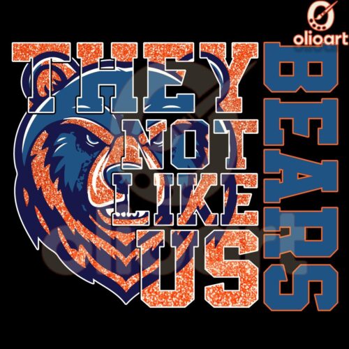 Chicago Bears PNG Theyre Not Like Us