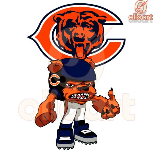 Chicago Bears Rusher NFL Rush Zone PNG