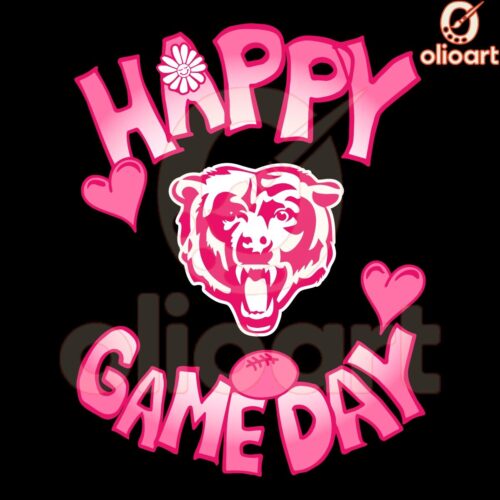 Chicago Bears Valentines Day SVG Love Game Day Vibes