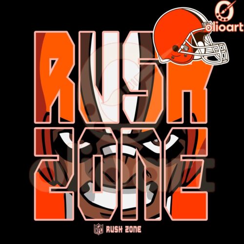 Cleveland Browns NFL Rush Zone Team PNG Artwork